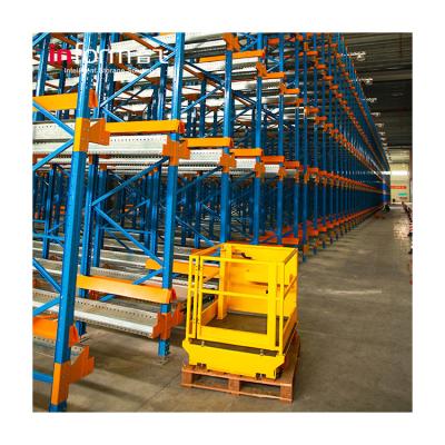 China Warehosue Automated Warehouse Industrial Racks Shuttle Racking Jobs With Shuttle Cars And Forklifts for sale