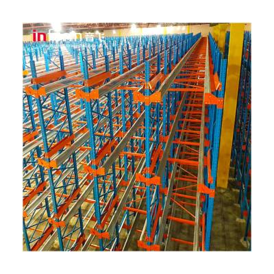 China Widely used for Heavy Duty Cold Warehouse Shuttle Storage Racking Shuttle Radio Racking System for sale