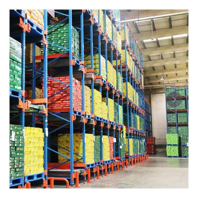 China Corrosion Protection CE 1000-1500kg Standard Smart Radio Pallet Shuttle Racking Smart Warehouse Storage System for sale