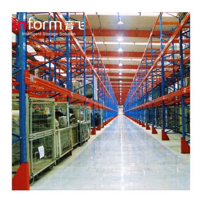 China Corrosion Protection Inform Professional Design Powder Coated Heavy Duty Selective Pallet Racking Pallet Storage Racking for sale