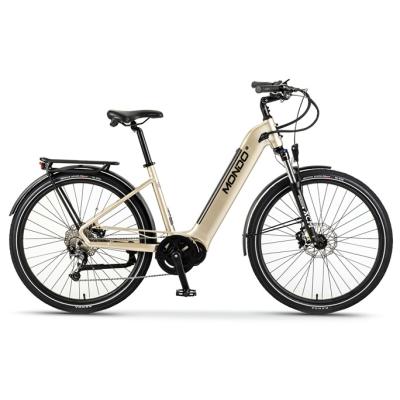 中国 Electric City Leisure Bike Steel Frame Lithium Battery Electric Bicycle Urban Step Through Electric Bike 販売のため