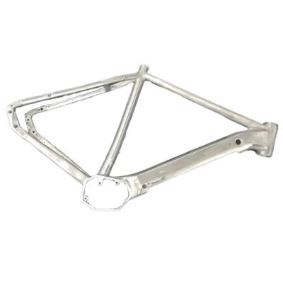 中国 Aluminum alloy frame mid drive motor ebike folding fat electric bike frame motorized bicycles parts and accessories 販売のため