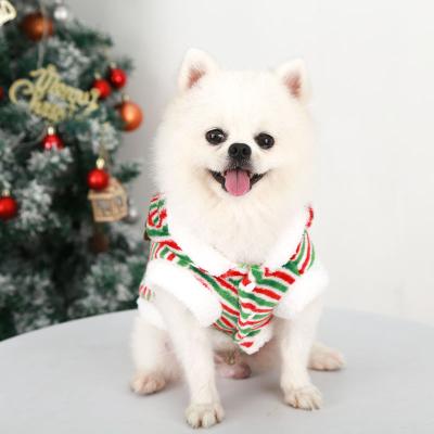 China 2021 Viable Christmas Pet Clothes Winter Elk Ears Sweater Dog Christmas Jumper Dog Clothes for sale