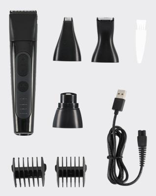 China Quiet Electric USB Rechargeable 4 in 1 Pet Grooming Tool for Pet Paw and Hair for sale