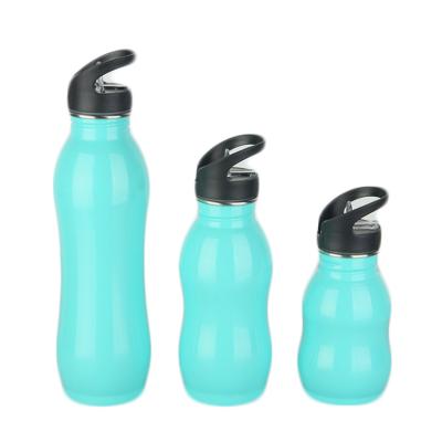 China Sustainable Popular Food Grade Stainless Steel Water Bottle Squash Shaped Sport Water Bottle for sale