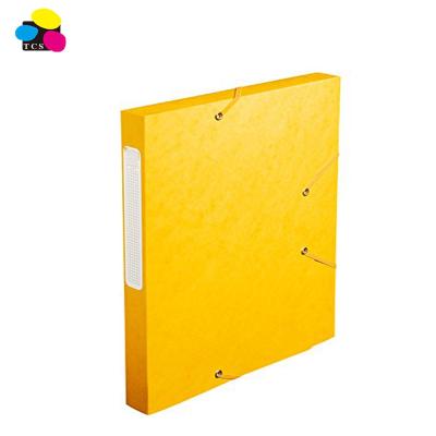 China 2020 Eco-Friendly Custom Colored A4 Elastic Bands 3-Flap Recycled Folder With 25Pcs Per Box For Office And School Supplies for sale