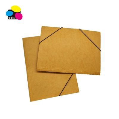 China Cardboard coated Amazon hot-selling A4 FC paper customized colored folder with fin for school for sale