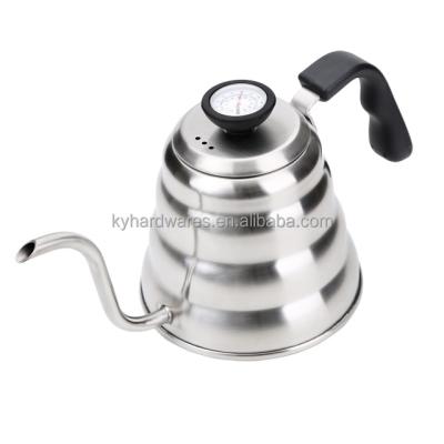 China WITH LID Stainless Steel Temperature Control Coffee Pour Over Kettle With Thermometer for sale