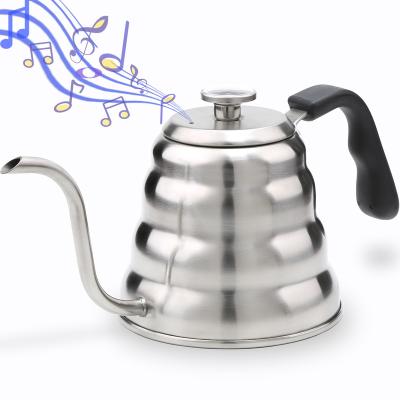 China Amazon Stocked Hot Selling Pipe Pour Over Gooseneck Coffee Kettle With Thermometer for sale