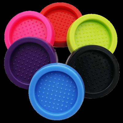 China Stocked Corner Round Silicone Food Grade Coffee Tamper Mat for sale