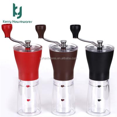 China Viable plastic manual coffee grinder for sale