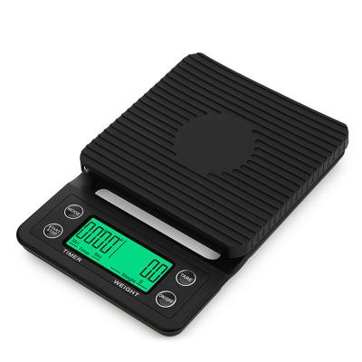 China With Tray Electric Weight Scale Digital Kitchen Food Counterbalance Scale For Drip Coffee for sale