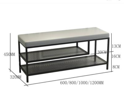 China (Factory Customized New Design End Other) 2022 Bed Bench Furniture Modern Velvet Stool Indoor Bench Adjustable for sale