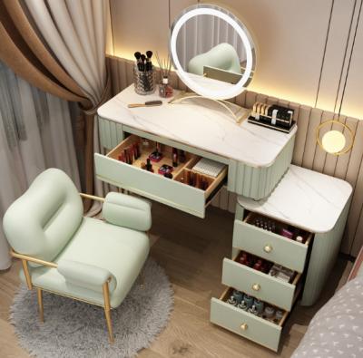 China INS Style Convertible Single Vanity Dressing Table Vanity Table With Mirror for sale