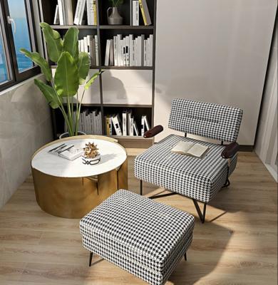 China (Height)Adjustable Modern Styling Hotel Accent Chair Leisure Comfortable Chair With Metal Legs for sale