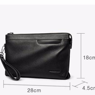 China Fashion men high quality soft leather clutch bag, pu satch handbag for sale