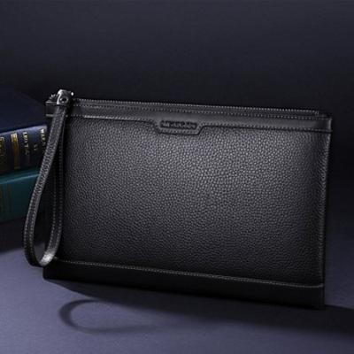 China Wholesale Custom Genuine Leather Fashion Mens Clutch Bag Clutch Handbag For Men for sale