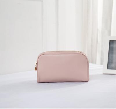 China Fashion Customized Pink Cosmetic Bag Promotional Makeup Bag for sale