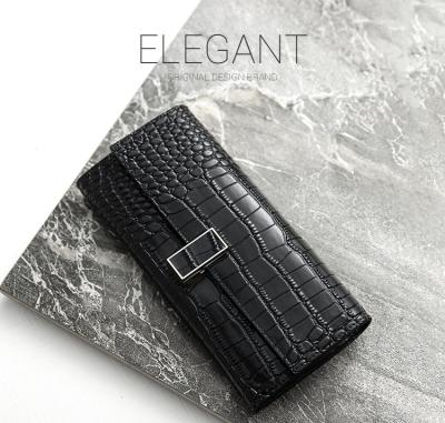 China Fashional Women Wallet Lady Long Wallets Purse Waterproof Alligator Clutch Wallet for sale