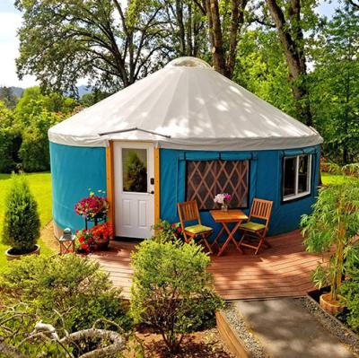 China Camouflage Set 5 Diameter / Field Less Cost And Ample Space Outdoor Wooden Yurt As A Yurt House for sale