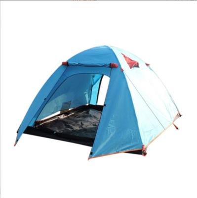 China Picnic Tent 3-4 Family Shelter Double-Thicker Diagonal Bracing Type Windproof Waterproof And Sunproof for sale