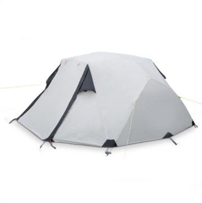 China Four Seasons High Quality Rain Proof Outdoor Double 8.5 Aluminum Double Pole Diagonal Tying Type Outdoor Tent for sale