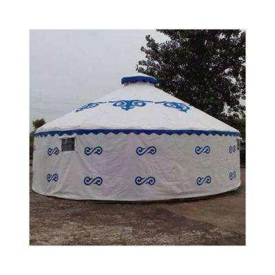 China Leisure Waterproof High Strength Mongolian Tent Factory Price Modern Yurt Steel Frame for sale