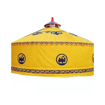 China Professional Waterproof Heat Preservation Mongolian Steel Wood Decorative Yurt For Sale for sale