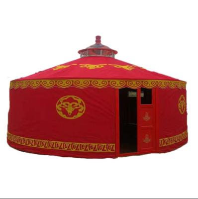 China Good Quality New Style Camouflage/Field Game Steel And Wood Mongolian Outdoor Yurt for sale