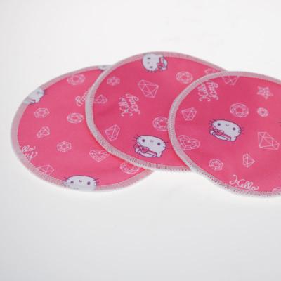 China 6PCS/SET Absorbent Wholesale 3 Layers 12cm Absorbency Breast Pads Mommy Care Pads In Laundry Bag for sale