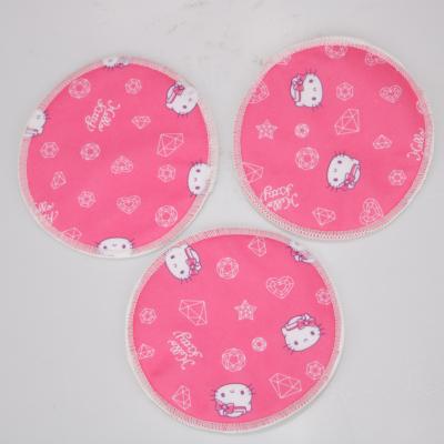 China ABSORBING bowknot cat reasuble waterproof printed breast pads nursing pads breastfeedng bra pads for sale