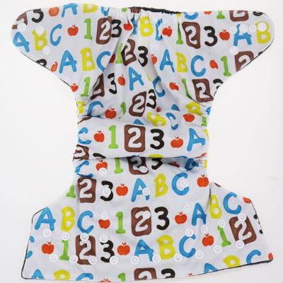 China Printed Reusable&Washable Cloth Diapers Reusable Baby Diapers With Insert Wholesale For Newborn Baby for sale