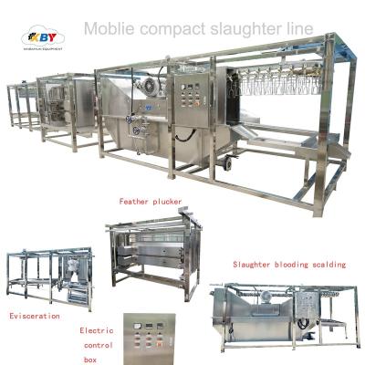 China Plucker POULTRY Small Scale Poultry Processing Slaughter Equipment Chicken Slaughtering Machine Processing Line for sale