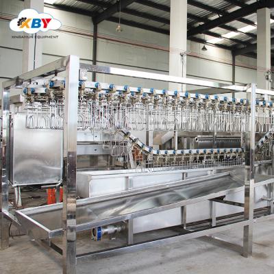 China Customized Halal Slaughtering Line Chicken Slaughter Processing Line Compact Complete Mobile Slaughterhouse Slaughtering Price for sale