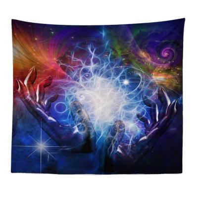 China Art Decor Home Decoration Custom Size Printed Cotton Microfiber Wall Hanging Tapestry With Art for sale