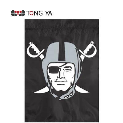 China Black NFL Oakland Raiders Yard Flag FLYING, 18