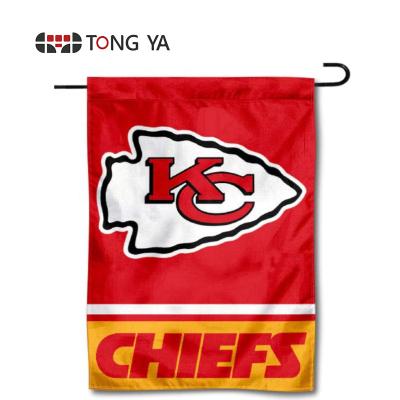 China FLYING Kansas City Chiefs Double Sided Yard Flag for sale