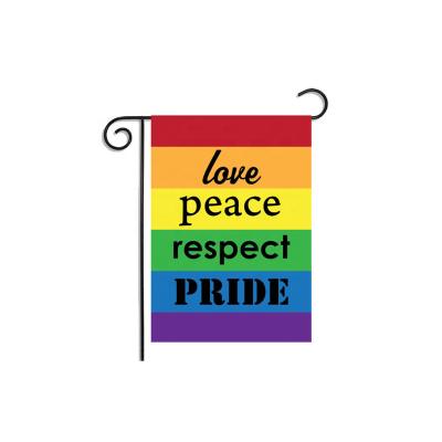 China Hot Sale Rainbow Love Peace Respect Pride Guard FLYING Flags For LGBTQ for sale