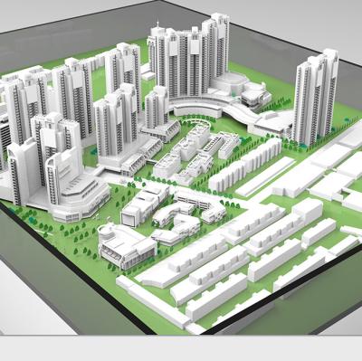 China Modern commercial building model for sale, architectural mockup for sale