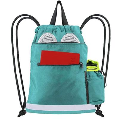 China Beach Travel Gym Drawstring Bag Backpack Rope Sports Storage Washable Waterproof Backpack for sale