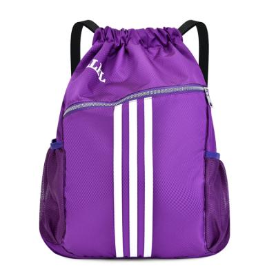 China Factory custom 2021 waterproof sports bag pure polyester waterproof outdoor sports basketball bag women for sale