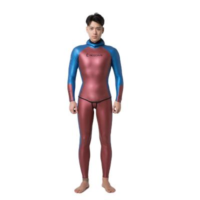 China BESTDIVE Yamamoto SCS Hooded Mens Freediving Two Piece Wetsuit Antibacterial 3mm Neoprene Long Sleeves for sale