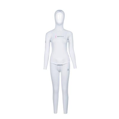 China BESTDIVE Yamamoto Neoprene 2mm-3mm Anti-UV Pearl White Female Wetsuit for Freediving and Scuba Diving for sale