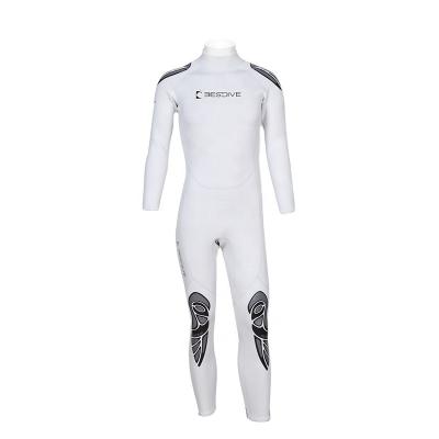 China BESTDIVE Yamamoto Neoprene 1.5-3mm Antibacterial One-piece Pearl White Men's Wetsuit For Freediving and Scuba Diving for sale