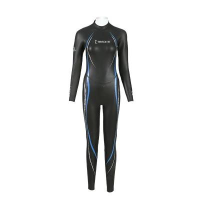 China BESTDIVE Antibacterial Yamamoto Neoprene 3mm Hoodless Sheath Long One Piece Wetsuits for Women Freediving for sale