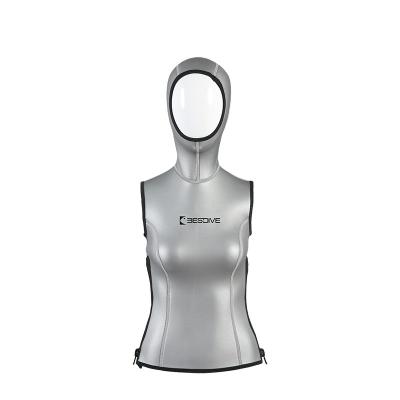 China BESTDIVE Yamamoto Neoprene 3mm Antibacterial Women's SCS Vest for Freediving for sale