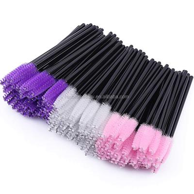 China Eyelash Mascara Wand Brush Eyelash Sweep Disposable Eye Lashes Make Up Brushes Eyebrow Mascara Wand Applicator For Lash Extension for sale