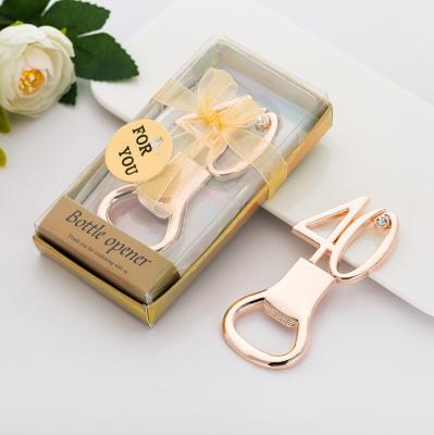 China Gift Golden Ratio Bottle Opener Birthday Party Return 40 60th Birthday Opener for sale