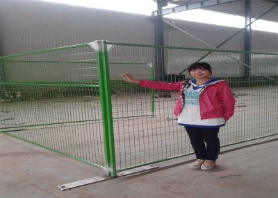 China powder coated weld wire canada temporary removable fencing panels 8'x9.5' height tubing 1