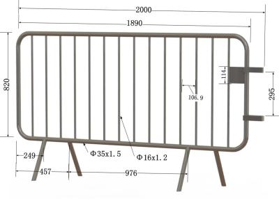 China concert crowd control barrier for sale